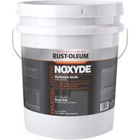 Noxyde Elastomeric Acrylic Coating, 5 gal., Pail, Grey GTA Hardware Inc