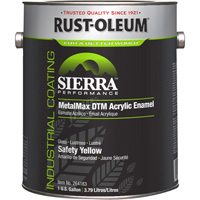 Sierra Performance MetalMax&reg; Plus DTM Acrylic Enamel, Gallon, Yellow GTA Hardware Inc