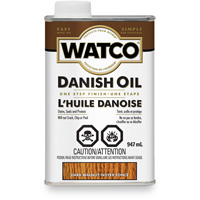 Huile danoise Watco, 947 ml, Noyer fonc&eacute;, Transparent GTA Hardware Inc