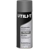UTILI-T General Purpose Enamel Spray Paint, Grey Primer, 10 oz./283 g, Aerosol Can GTA Hardware Inc