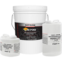 6700 100% Solids Decorative Epoxy, 3 gal., Epoxy-Based, High-Gloss, Grey GTA Hardware Inc