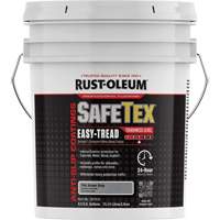 SafeTex&reg; Easy-Tread Acrylic Coating, 4 gal., Water-Based, Flat Finish/Textured, Grey GTA Hardware Inc