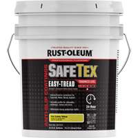 SafeTex&reg; Easy-Tread Acrylic Coating, 4 gal., Water-Based, Flat Finish/Textured, Yellow GTA Hardware Inc