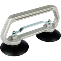 Appareils &agrave; ventouses - Ventouse double industrielle, 50 lb Capacit&eacute;, 4", Barre &agrave; tirer, 10" Longueur de la manche GTA Hardware Inc