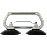 Appareils &agrave; ventouses - Ventouse double industrielle, 75 lb Capacit&eacute;, 5", Barre &agrave; tirer, 10" Longueur de la manche GTA Hardware Inc