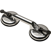 Ventouses de levage manuel - Ventouses doubles, 66 lb Capacit&eacute;, 4-5/8", Levier, 13" Longueur de la manche GTA Hardware Inc