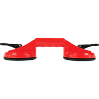 Ventouses de levage manuel - Ventouses doubles, 66 lb Capacit&eacute;, 4-5/8", Levier, 13" Longueur de la manche GTA Hardware Inc