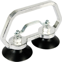 Appareils &agrave; ventouses - Ventouse double industrielle, 30 lb Capacit&eacute;, 3", Barre &agrave; tirer, 7" Longueur de la manche GTA Hardware Inc