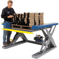 Tables &eacute;l&eacute;vatrices hydrauliques pr&egrave;s du sol, Acier, Capacit&eacute; de 4000 lb GTA Hardware Inc