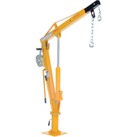 Winch Operated Truck Jib Crane, 1000 lbs. (0.5 tons) Capacity, 86-1/2" Max. Clearance GTA Hardware Inc