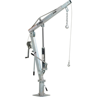 Winch Operated Truck Jib Crane, 500 lbs. (0.25 tons) Capacity, 99" Max. Clearance GTA Hardware Inc