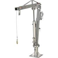 Winch Operated Truck Jib Crane, 1000 lbs. (0.5 tons) Capacity, 97" Max. Clearance GTA Hardware Inc
