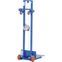 Platform Lift Stacker, Hand Winch Operated, 400 lbs. Capacity, 58" Max Lift GTA Hardware Inc
