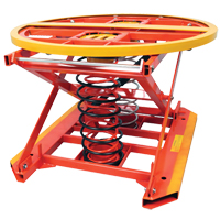 Spring Operated Pallet Positioner and Leveler, 43-1/2" L x 43-1/2" W, 4500 lbs. Cap. GTA Hardware Inc
