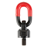 Anneaux de treuil de levage pivotant, 1/4", Longueur du filetage 13 mm, Acier alli&eacute; GTA Hardware Inc