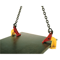 Pince de levage pour plaques horizontales Topal TLH10 0-150, 22000 lb (11 tonnes) max., M&acirc;choires 0" - 5-7/8" GTA Hardware Inc