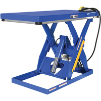 Hydraulic Scissor Lift Table, Steel, 60" L x 30" W, 3000 lbs. Cap. GTA Hardware Inc