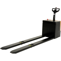 Fully Powered Electric Pallet Truck With  Stand-On Platform, 4500 lbs. Cap., 96" L x 30" W GTA Hardware Inc