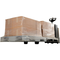 Fully Powered Electric Pallet Truck With  Stand-On Platform, 4500 lbs. Cap., 96" L x 30" W GTA Hardware Inc