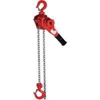 VQ Super Series Lever Hoist, 5' Lift, 2200 lbs. (1.1 tons) Capacity, Grade 100 Alloy Chain GTA Hardware Inc