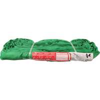 Polyester Round Sling, Green, 12' L, 6000 lbs. Vertical Load GTA Hardware Inc