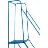 CSA-Certified Rolling Step Ladder with Locking Step, 16 Steps, 30" Step Width, 144" Platform Height, Steel GTA Hardware Inc