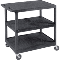Chariot utilitaire, 3 tiers, 18" x 34" x 24", Capacit&eacute; 400 lb GTA Hardware Inc