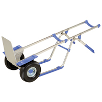 Ergonomic Hand Truck, Combination Handle, Aluminum, 52" Height, 350 lbs. Capacity GTA Hardware Inc