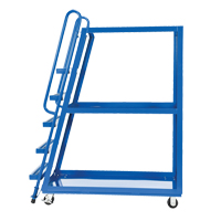 Stock Picking Cart, Steel, 21-7/8" W x 56-1/8" D, 3 Shelves, 1000 lbs. Capacity GTA Hardware Inc