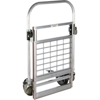 Four Wheel Folding Platform Truck, Aluminum, 750 lbs., 31" L x 23-1/4" W, 39" High GTA Hardware Inc