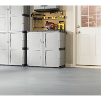 Heavy-Duty Cabinet, Plastic, 37" H x 36" W x 18" D, Mica and Charcoal GTA Hardware Inc