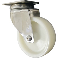Caster, Swivel, 4" (101.6 mm), Nylon, 200 lbs. (91 kg.) GTA Hardware Inc