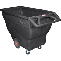 Chariot basculeur en acier, Mousse structur&eacute;e, 3/4 vg³, Capacit&eacute; de charge de 1000 lb GTA Hardware Inc