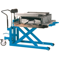 Hydraulic Skid Scissor Lift/Table, 42-1/2" L x 20-1/2" W, Steel, 1000 lbs. Capacity GTA Hardware Inc