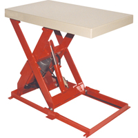 Scissor Lift Table, Steel, 36" L x 20" W, 1100 lbs. Capacity GTA Hardware Inc