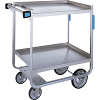 Chariots robustes &agrave; ch&acirc;ssis en U, 2 Tiers, 19-3/8" la x 34-1/2" h x 32-5/8" p, Capacit&eacute; 700 lb GTA Hardware Inc