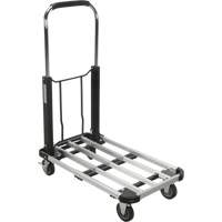 Foldable Platform Trucks, Aluminum, 300 lbs., 28" L x 16" W, 32" High GTA Hardware Inc