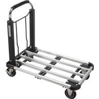 Foldable Platform Trucks, Aluminum, 300 lbs., 28" L x 16" W, 32" High GTA Hardware Inc