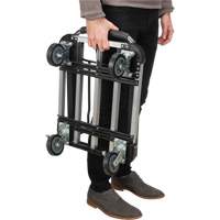 Foldable Platform Trucks, Aluminum, 300 lbs., 28" L x 16" W, 32" High GTA Hardware Inc