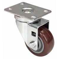 Roulette, Pivotant, 3" (76 mm), Polyur&eacute;thane, 230 lb (104 kg) GTA Hardware Inc