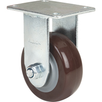 Caster, Rigid, 4" (101.6 mm), Polyurethane, 440 lbs. (199.58 kg.) GTA Hardware Inc