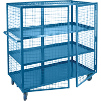 Wire Mesh Truck, 3 Tiers, 39" L x 26" W x 62.5" H, 1200 lbs. Cap. GTA Hardware Inc