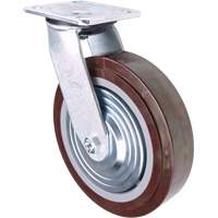 Roulette, Pivotant, 8" (203,2 mm), Polyur&eacute;thane, 1000 lb (453,6 kg) GTA Hardware Inc