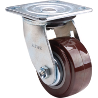 Roulette, Pivotant, 4" (101,6 mm), Polyur&eacute;thane,  GTA Hardware Inc