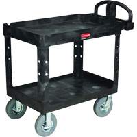 Chariot utilitaire robuste, 2 tiers, 25-1/4" x 37-1/8 x 36-3/8", Capacit&eacute; 500 lb GTA Hardware Inc