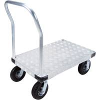Chariots &agrave; plateforme en aluminium, 24" la x 36" lo, 1400 lb cap, Roues Pneumatique GTA Hardware Inc