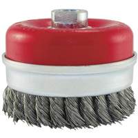 Knot Banded Cup Brush, 5" Dia. x 5/8"-11 Arbor GTA Hardware Inc
