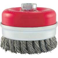 Knot Banded Cup Brush, 4" Dia. x 5/8"-11 Arbor GTA Hardware Inc