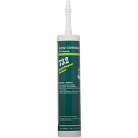 Dowsil 732 Multi-Purpose Silicone Sealant, 300 ml, Cartridge, White GTA Hardware Inc