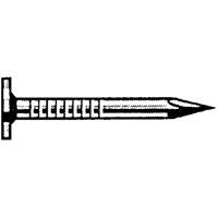 Clous de toiture brillants, t&ecirc;te 7/16" GTA Hardware Inc